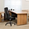 hjh OFFICE XXL Drehstuhl INSTRUCTOR III Leder Schwarz Bild 3