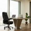 hjh OFFICE XXL Drehstuhl INSTRUCTOR III Leder Schwarz Bild 2