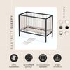 Sämann Babybett Sleepy 60x120 cm, schwarz/natur Bild 2