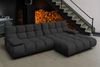 KAWOLA Sofa VIVIEN Ecksofa Velvet schwarz Longchair rechts 85 x 178 x 290 cm Bild 4