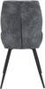 HELA 4-Fußstuhl ALLY (Set, 2 St), 4-Fuß, 360° drehbar, gepolstert, Vintage Velvet mit Steppnähten Bild 4