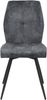 HELA 4-Fußstuhl ALLY (Set, 2 St), 4-Fuß, 360° drehbar, gepolstert, Vintage Velvet mit Steppnähten Bild 3