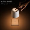 SIGOR LED Tischleuchte 2x Nuindie mini USB-C 250mm dünenbeige, Dimmbar, LED fest integriert, Warmweiß Bild 4