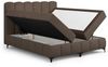 Boxspringbett Schlafzimmerbett ISABEL 140x200cm in Stoff Prime Braun Bild 2