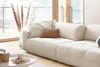 KAWOLA Big Sofa PALACE 3-Sitzer mit Sitztiefenverstellung Cord cremeweiß 74 x 120 x 298 cm Bild 2