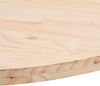 vidaXL Tischplatte 100x50x2,5 cm Massivholz Kiefer Oval 824360 Bild 5