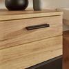 Hochschrank Revel / Riom , Holzwerkstoff , Schwarz, Holzfarben , 30 x 187 x 30 cm Bild 5