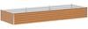 vidaXL Hochbeet Hellbraun 290 x 100 x 36 cm Verzinkter Stahl 42017360 Bild 2