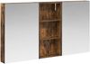 vidaXL Badezimmerschrank-Set 3 pcs 110 x 10,5 x 60,5 cm Holzwerkstoff 3403716 Bild 2