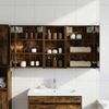 vidaXL Badezimmerschrank-Set 3 pcs 110 x 10,5 x 60,5 cm Holzwerkstoff 3403716 Bild 4