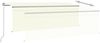 vidaXL Markise Manuell Einziehbar mit Rollo & LED 4x3 m Creme 3069422 Bild 4