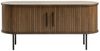 Liadomo Lowboard Uriel, TV-Möbel, TV-Board, TV-Unterschrank, 120 oder 180 cm Breite, Schiebetüren, Lamellen, schwarz, weiß, Natur, braun Bild 5