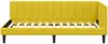 vidaXL Eckbettgestell mit Kopfteil Gelb 90 cm x 190 cm Samt 42016344 Bild 5