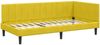 vidaXL Eckbettgestell mit Kopfteil Gelb 90 cm x 190 cm Samt 42016344 Bild 4