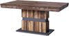 Tisch >MATTHEW< mit Auszug in Old-Wood-Optik 140-195 x 75 x 90 cm (BxHxT) Bild 4