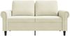 vidaXL 2-Sitzer-Sofa Creme 120 cm Samt 359527 Bild 4