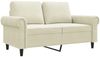 vidaXL 2-Sitzer-Sofa Creme 120 cm Samt 359527 Bild 2