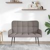 vidaXL 2-Sitzer Sofa Taupe 115 x 61 x 87 cm Stoff 42028935 Bild 3