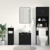 vidaXL Waschbeckenunterschrank Schwarz Eichen-Optik 60x33x60 cm 862013 Bild 3