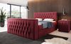 Boxspringbett Velano mit TV Lift und Stauraum 140x200 Rot H2 (bis 70kg) Bild 3