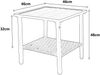 Outdoor drehbare Schaukelstühle Set 3 Stück mit 1 Tisch und 2 Schaukelstühle Unterstützung 350lbs Braun Wicker Outdoor Möbel Patio Gesprächssatz Bild 3