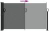 vidaXL Ausziehbare Seitenmarkise Anthrazit 120x500 cm 4004413 Bild 5