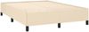 Boxspringbett mit Matratze Stoff Creme 140x200 cm, Härtegrad: H2 [3127810] Bild 4