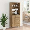 vidaXL Highboard Artisan-Eiche 69,5 x 32,5 x 180 cm Holzwerkstoff 3415935 Bild 4