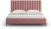 Micadoni Polsterbett Allison Samt Rosa 160x200 Bild 2