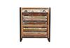 FIUME Schuhschrank Recyceltes Altholz Metall Bunt Bild 5