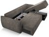 Micadoni Ecksofa Kaelle 4-Sitzer mit Schlaffunktion Rechts Chenille Grau Bild 4