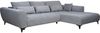 WERK2 Ecksofa Garay, XXL-Liegefläche: elektrisch ausziehbar auf ca. 228×126 cm, Luxus in Übergröße: XXL-Liegefläche, Komfort-Ottomane & stilvolle Füße Bild 4