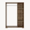 Kleiderschrank Nesbyen Walnussoptik [en. casa] Bild 4