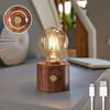 Northpoint LED Nachttischlampe Vintage Akku LED Tischlampe mit USB-C dimmbar Bild 2