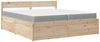 vidaXL Bett mit Schubladen und Matratze 200x200 cm Massivholz Kiefer 3281886 Bild 2