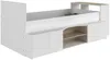 Vente-unique - JOCHIANE Bett Holz, Platte BeigeWeiß - B 240,6 cm x H 90 cm x L 115,9 cm Bild 3