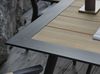 Gartenesstisch Chios aus Teakholz und Aluminium, modern, naturfarben, rechteckig, 175 cm Bild 2