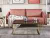 Couchtisch schwarz / gold Marmor Optik rechteckig 60x100 cm DELANO Bild 3