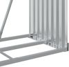 vidaXL Kaminholzunterstand Grün 80x45x120 cm Verzinkter Stahl 364539 Bild 2