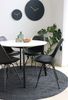 House Nordic Esszimmerstuhl, PU-Leder, schwarz, Beine schwarz - 2er set Bild 5