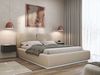 Selsey 'Comoves' Polsterbett 160x200 mit Veloursbezug, Bettkasten und Lattenrost, Hellbeige Bild 3