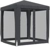 vidaXL Partyzelt mit 4 Mesh-Seitenwänden Anthrazit 2x2 m HDPE 319219 Bild 5