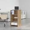 vidaXL Empfangstheke Artisan-Eiche 55x50x103,5 cm Holzwerkstoff 859023 Bild 4