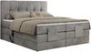 Elektrisches Bett, Boxspringbett mit Multipocket-Matratzen und Elektrisch verstellbare - VITTORIA - 140 x 200 cm - Hellgrau Velvet - H3 Bild 5