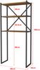 Waschmaschinenregal Askersund Walnuss-Optik [en. casa] Bild 5