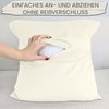 Amilian Dekokissen 2er Set - Kissen mit Füllung und Bezug - Sofakissen, Zierkissen, (2 Stück), 40x40 cm, Kopfkissen, Kuschelkissen mit Kissenfüllung Bild 3