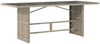 vidaXL 9-tlg. Garten-Essgruppe mit Kissen Hellgrau Poly Rattan 3212699 Bild 3