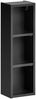 Doppel-Spiegelschrank, 140cm, LED-Beleuchtung, matt schwarz, PUEBLA-56-BLACK Bild 5