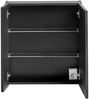 Doppel-Spiegelschrank, 140cm, LED-Beleuchtung, matt schwarz, PUEBLA-56-BLACK Bild 4