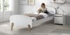 Kinderbett >KIDDY< in weiß aus Massiv Kiefer und MDF - 205,5x72,5x95cm (BxHxT) Bild 2